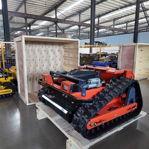 Miễn phí vận chuyển tất cả các địa hình ai từ xa máy cắt cỏ robot với động cơ 500 mét bánh xe điều khiển từ xa nông nghiệp Máy cắt cỏ - Product Image 5