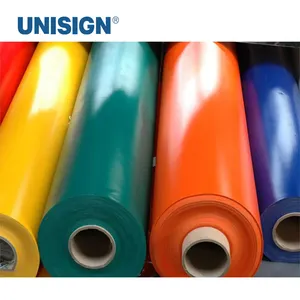 Unisign 비닐 방수포 방수 PVC 방수포 커버, 로나 드 650 Gsm Pvc 방수포 Pvc 파라