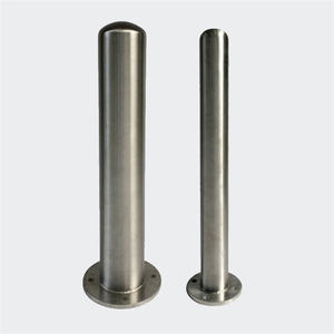 Borne de stationnement <span class=keywords><strong>amovible</strong></span> en métal pour allée extérieure, sécurité foule Véhicule Crash Road Barrière de circulation en acier inoxydable - Product Image 1