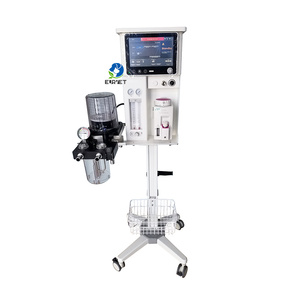 EURVET Veterinär-Anästhesiegerät Beatmungsgerät Tieranästhesie-Ausrüstung mit Isofluran-Verdampfer Touchscreen für Tierkliniken - Product Image 2