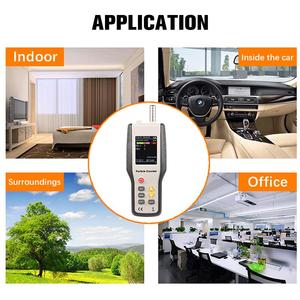 HTI Air Quality Detector Monitor Equipment Dust Meter <strong>Pollution</strong> Sensor PM 2.5 PM10 Particle Counter for Outdoor Indoor - Product Image 5