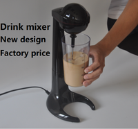 Mélangeur Milkshake noir professionnel parfait pour les shakes crémeux épais 100W 450ML Milkshake Machine