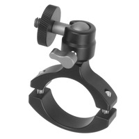 Takenoken Aluminium-Fahrradlenkerhalterung für kompatible Mobiltelefone und Action-Kameras mit Mini-Kugelkopf und 360-Grad-Rotation