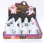 Decorazione LED a Forma di Teschio di Ragno Luminoso per Halloween, Candela Elettronica in Plastica per Atmosfera Festiva e Allestimento Feste