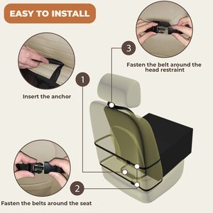 <span class=keywords><strong>JW</strong></span>-asiento elevador de alta calidad para perros, asiento de coche para mascotas, almohadilla de protección de seguridad portátil para viaje - Product Image 6
