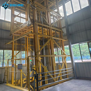 Elevador de carga hidráulico vertical 1000K 2000kg 5000kg Plataforma de elevación de carga de almacén - Product Image 3