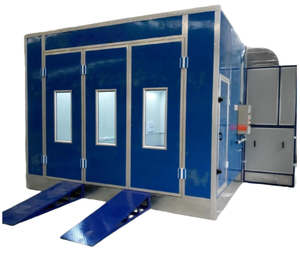 Cabina de Pintura para Automóviles con Calentador Eléctrico de Alta Calidad, Horno de Secado con Quemador Diésel, Certificación CE, Xinyuan XY=X7 24kW, Iluminación LED de Fábrica - Product Image 2