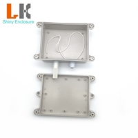 145x120x60mm support mural extérieur personnalisé, équipement électronique étanche, capteur de température et d'humidité, boîtier