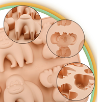Moule à gâteau en silicone antiadhésif sans BPA, forme animale de dessin animé personnalisable, certifié LFGB, pour mousse et gâteaux, de la marque Candyer Factory