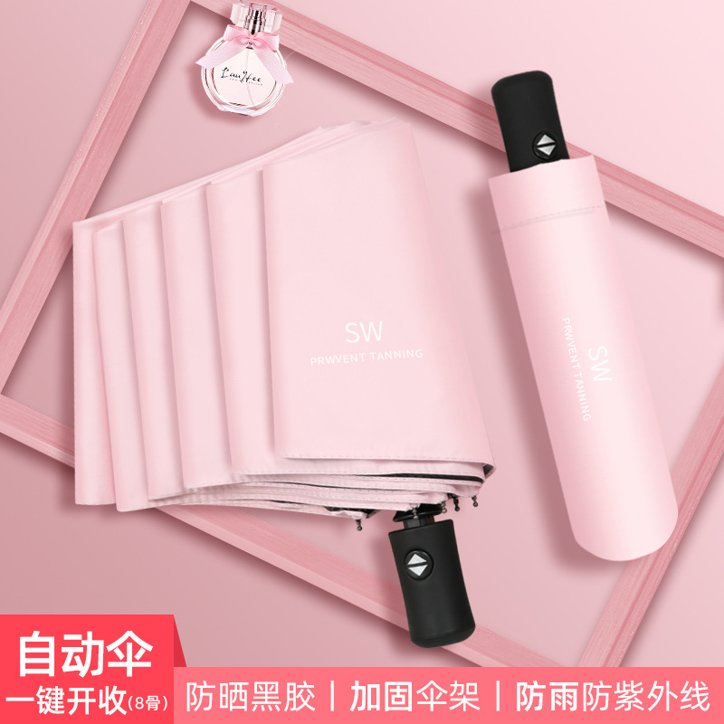 Parapluie automatique-sw rose