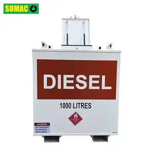 Tùy chỉnh đôi tường 1000 lít tự bunded DIESEL bình nhiên liệu chuyển lưu trữ xăng DIESEL Tank