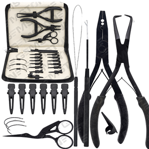 Connecteurs LOOF de haute qualité en gros pour machine à extensions capillaires 6D, kit d'outils personnalisés, maintien robuste pour usage commercial - Product Image 1