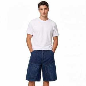 Pantalones Cortos Casuales de Verano <span class=keywords><strong>para</strong></span> <span class=keywords><strong>Hombre</strong></span>, Estilo Urbano Holgado, de Alta Calidad, Rectos, con Cremallera, <span class=keywords><strong>para</strong></span> el Día a Día, Resistentes y Duraderos - Product Image 3