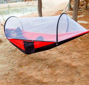 Outdoor Portable Lightweight Folding Hanging <b>Hammock</b> With Mosquito Net Swing Travel Hiking Camping Durable Hanging <b>Hammock</b> Bed - Product Image 5