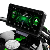 Dégagement Rapide Carpuride pour Moto GPS Navigateur Tour de Rallye GPS Système d'Angle Mort BSD Tablette de Navigation Écran Tactile 5.5