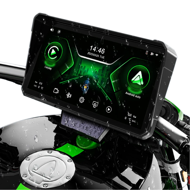 Quick Release Carpuride for Motorcycle Gps Navigator Rally Tower Gps Blindspot System Bsd Tablet Navigation 5.5 Touch Screen