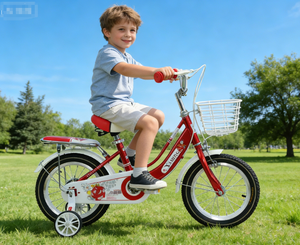 OEM 12 14 <span class=keywords><strong>16</strong></span> 18 <span class=keywords><strong>pouces</strong></span> pour enfants de 5 à 8 ans, vélo pour enfants, filles et garçons, avec panier, roues d'apprentissage, vélo à roulettes - Product Image 5