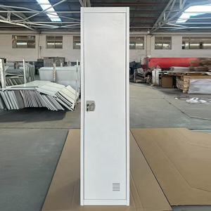 Оптовая продажа, одноуровневый стальной шкаф для хранения, новый школьный больничный шкаф, металлический материал, регулируемый для тренажерного зала - Product Image 1