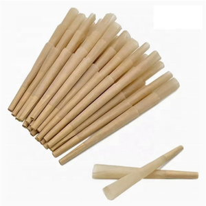 Customized Size Printing Brand LOGO Brown Cone Wood Pulp Paper Cone Disposable Slow Burning <b>Smoking</b> Special Roll Paper - Product Image 2
