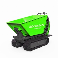 Italien Design Benzinmotor angetrieben hydraulischen Raupen Mini Dumper mit Nutzlast 500KG