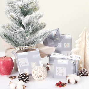 Venta al por mayor 80g papel Kraft 43*300cm de lujo personalizado regalo embalaje rollo de papel de regalo - Product Image 4