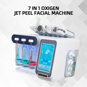 Appareil de beauté 6 en 1, hydradermabrasion, jet d'oxygène, machine à peeling H2O2, machine faciale à oxygène - Product Image 2
