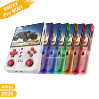 Console de jeu portable R36S rétro avec écran IPS de 4,2 pouces, système Arkos, 64 Go, plus de 15 000 jeux, lecteur vidéo de poche R40XX PRO MAX