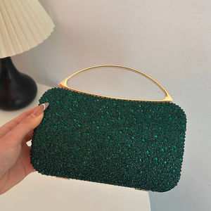 Sacs à main de soirée magnétiques solides et élégants pour femmes, sacs à bandoulière à chaîne dorée de luxe, vente en gros d'usine - Product Image 1