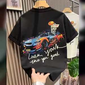 Superventas Camisetas de <span class=keywords><strong>hombre</strong></span> con mangas cortas Lujoso Nuevo inventario <span class=keywords><strong>Marca</strong></span> de moda Camisetas de algodón de alta calidad para <span class=keywords><strong>hombre</strong></span> - Product Image 4