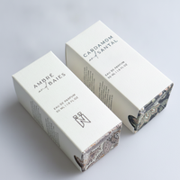 Boîte de soin de la peau en papier de coton de luxe personnalisée, gaufrage en feuille d'or rose, emballage cosmétique pliable STE