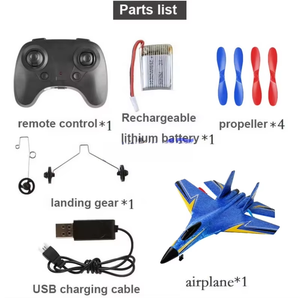 Avion télécommandé RC, avion de chasse, planeur aérien avec chargeur et batteries, portée de 50 m, jouet avion - Product Image 5