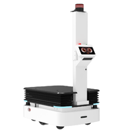 Robot de livraison AMR AGV pour la logistique d'entrepôt 2025, à double laser et guidage 3D, capacité 300 kg, capteur LiDAR MR, portée 60 mètres