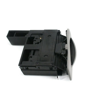 Portavasos Telescópico Plegable para Consola de Ford F250, Plástico Gris, Portavasos Central, YC3Z-2513560-CAD - Product Image 2