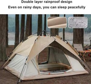 Carpa Plegable Automática para Exteriores, de Tela Oxford, Impermeable (1000-1500mm), Diseño de Una Habitación, Instalación Rápida, para las Cuatro Estaciones - Product Image 2