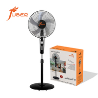 Ventilateur électrique mécanique de 16 pouces, pièces et kits SKD en gros, ventilateur sur pied à 3 vitesses, conception antirouille pour les marchés côtiers