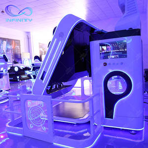 9D VR 360-Grad-Rotion Spielsitz-Rennsimulator Virtual-Reality-Führsimulator Doppelstuhl-VR-Achse-Roller-Flug - Product Image 4