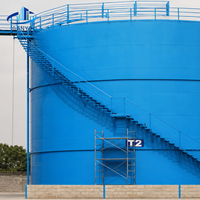 Grand réservoir de stockage de gaz, système de réservoir de stockage de gaz personnalisé pour les projets industriels de carburant et d'énergie