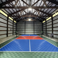 Structure en acier pour arène sportive intérieure multisports, portée claire de 50 m, certifiée EN1090 CE, fournisseur d'usine