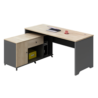 Bureau poste de travail poste de travail moderne PDG meubles de direction luxe bureaux en forme de L pour la conception de table de chambre