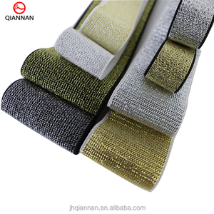 Fabricantes Directamente para Spot Venta al por mayor 1 pulgada 10-50mm de ancho oro y cinturón elástico cintura falda cintura accesorios elásticos - Product Image 1