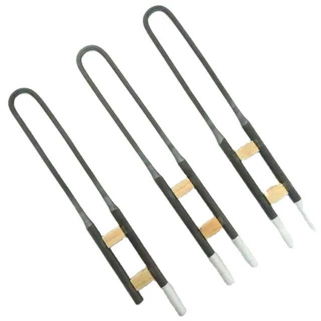 1700 1800 W type high temperature electric oven resistance mosi2 heating elements