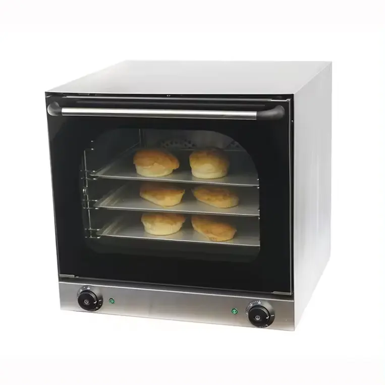 Commerciële Restaurantuitrusting 62l 4 Bakplaten Elektrische Combi Oven