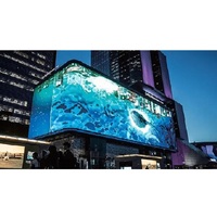 Affichage LED numérique extérieur haute luminosité 5500 cd avec gestion à distance pour les publicités sur les façades des bâtiments et centres commerciaux