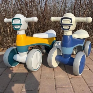 Bicicleta de Equilibrio para Niños de 3 Años, con Música y Burbujas, para Niños y Niñas, de 4 Ruedas, Patinete de Plástico - Product Image 6