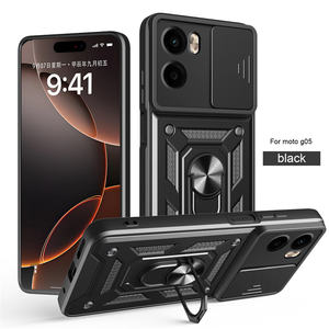 Fundas traseras a prueba de golpes para Motorola Moto G05/G85/G64/E14/X50 Ultra TPU + PC híbrido magnético soporte para coche funda para teléfono móvil - Product Image 3