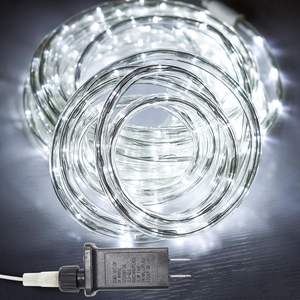 Led Rope Light Solarstrom im Freien Fee beleuchtet wetterfestes Seil Weihnachts fest Holiday Tube String Light - Product Image 1