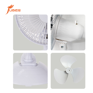 Ventilateur de bureau personnel AC 6 pouces durable à 2 vitesses avec flux d'air puissant, pince haute tension <span class=keywords><strong>et</strong></span> grille de protection pour l'exportation - Product Image 5