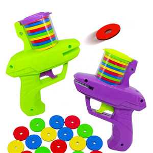 شراء الذعر للأطفال في الهواء الطلق لعبة تفاعلية إيفا الصحن قاذفة لعب بلاستيكية صغيرة تحلق القرص مطلق النار اللعب - Product Image 2