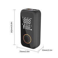Gonfleur de pneus automatique 6000 mAh, compresseur 12 V, pompe à air numérique, pompe électrique portable, pompe à pneus intelligente avec mémoire