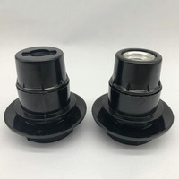 Venta directa de fábrica E14 baquelita autoblocante soporte de lámpara de medio diente enchufe de luz E14 baquelita